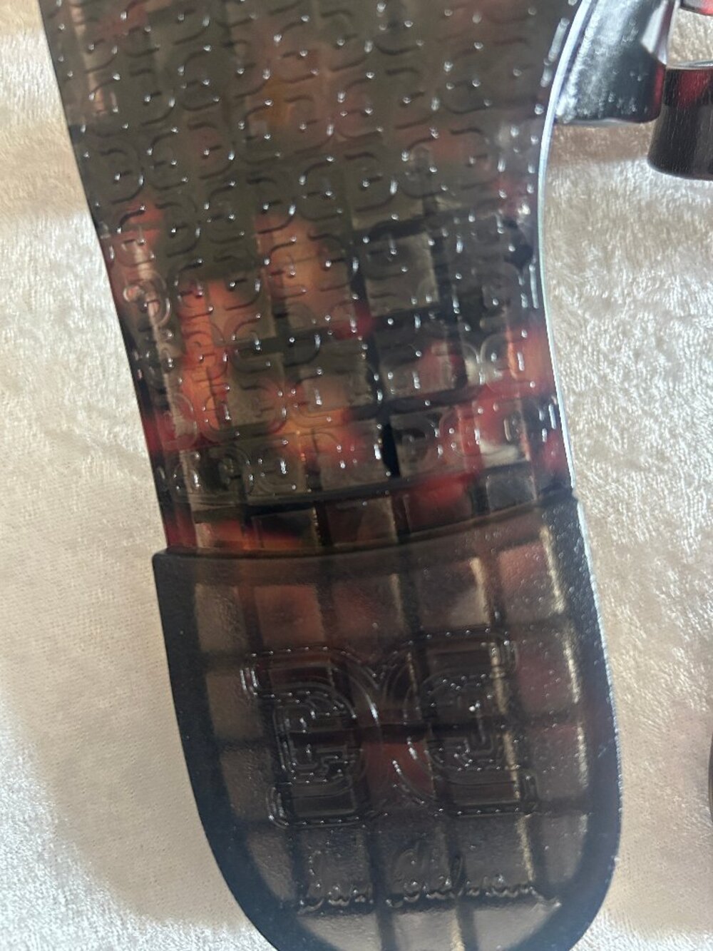 NWOB Sam Edelman Bay Jelly sandals tortoise Size 7 - Picture 4 of 5
